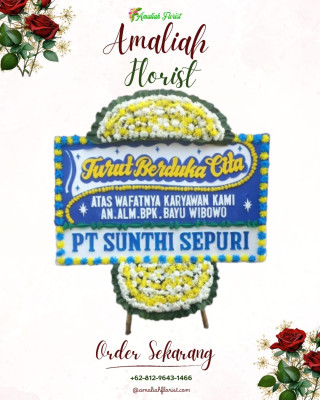Papan Bunga Duka di Mndona Hiera